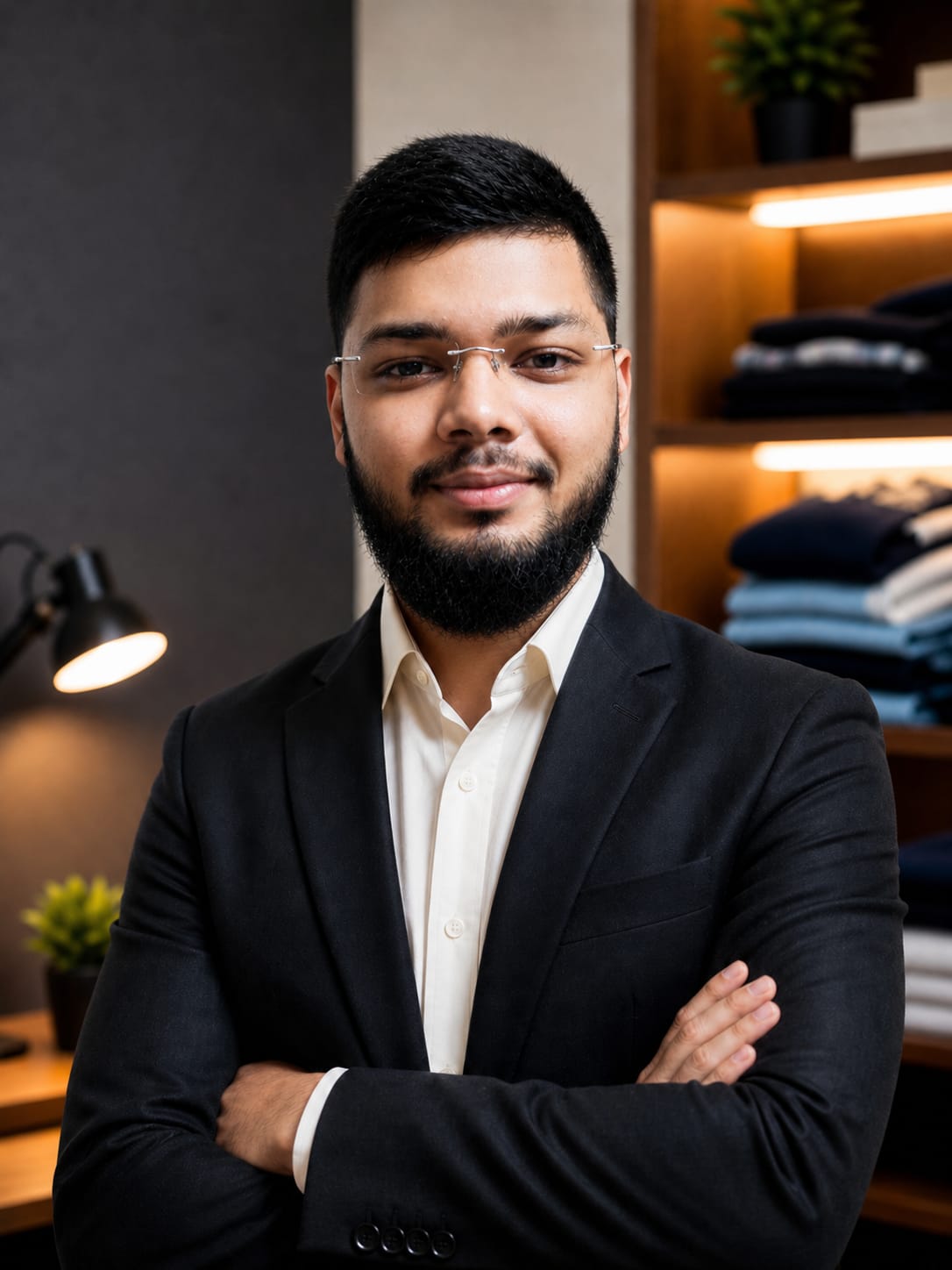 Portrait of Sulaimaan, Founder and Chairman of Al-Majeed Group